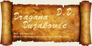 Dragana Dujaković vizit kartica